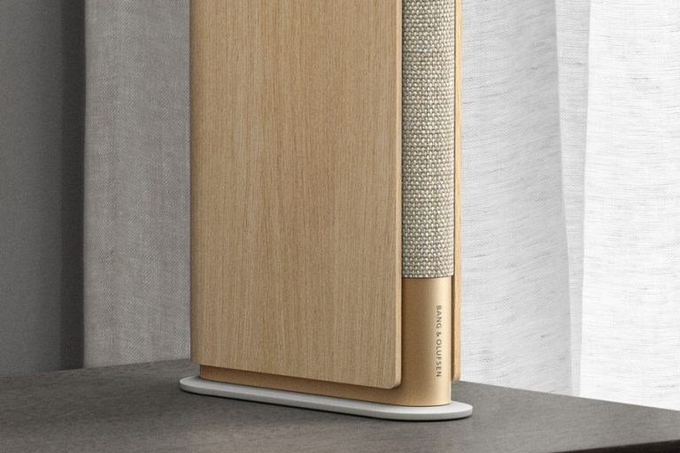 Enceinte Bang & Olufsen Beosound Emerge - Bluetooth/WiFi, Design Livre, Son 180° - Gold Tone