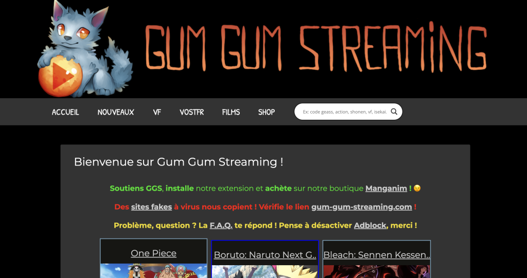 Gum Gum Streaming