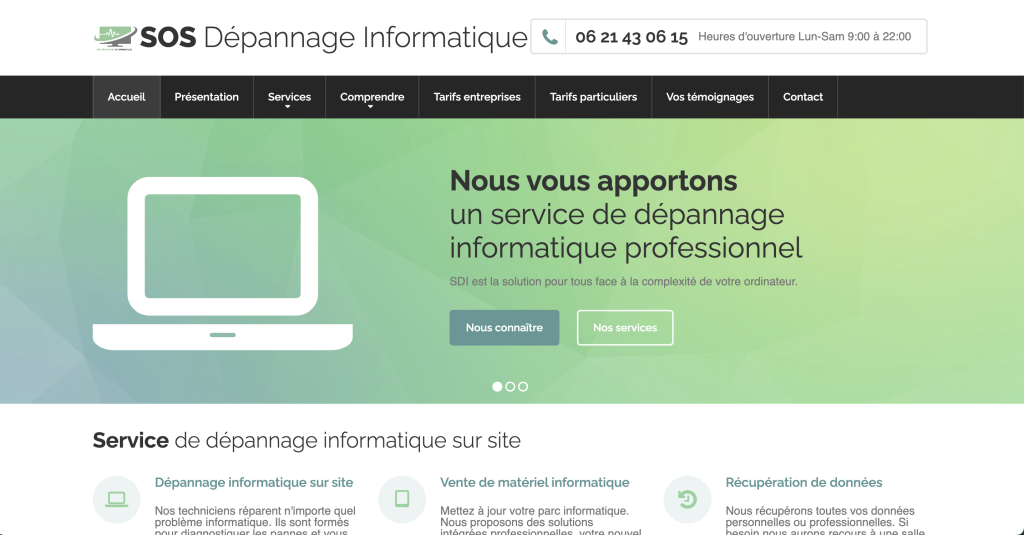 SOS Dépannage informatique