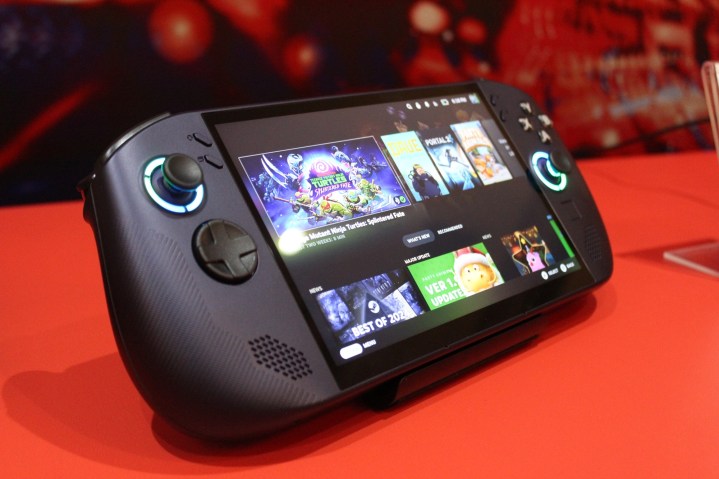 Le Lenovo Legion Go S avec SteamOS installé.