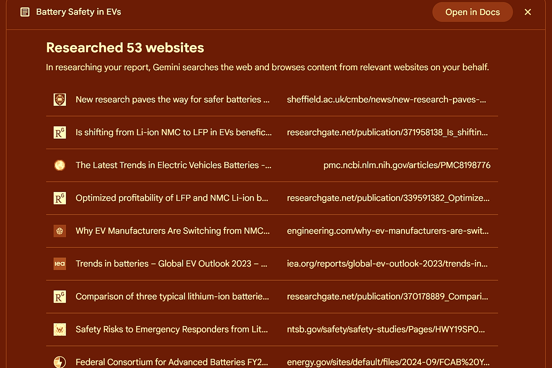 Citations fournies par la recherche en profondeur des Gémeaux