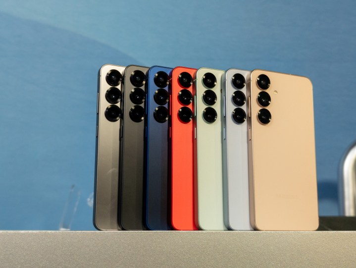 Les sept couleurs pour le Galaxy S25