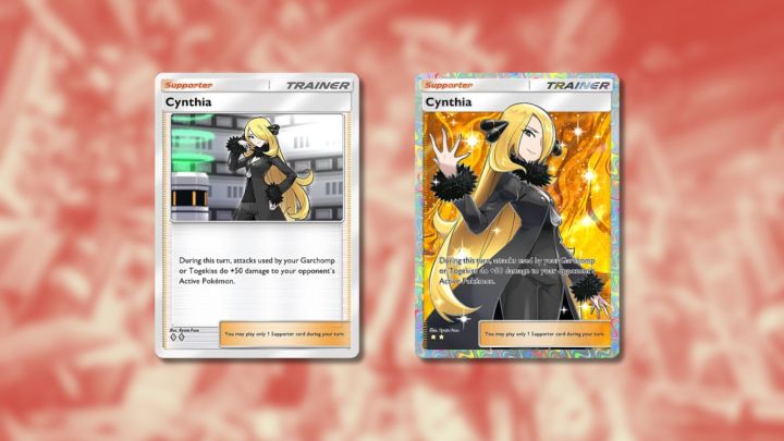 Cartes Cynthia dans Pokemon TCG Pocket.
