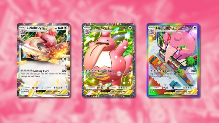 Cartes Lickilicky dans Pokemon TCG Pocket.