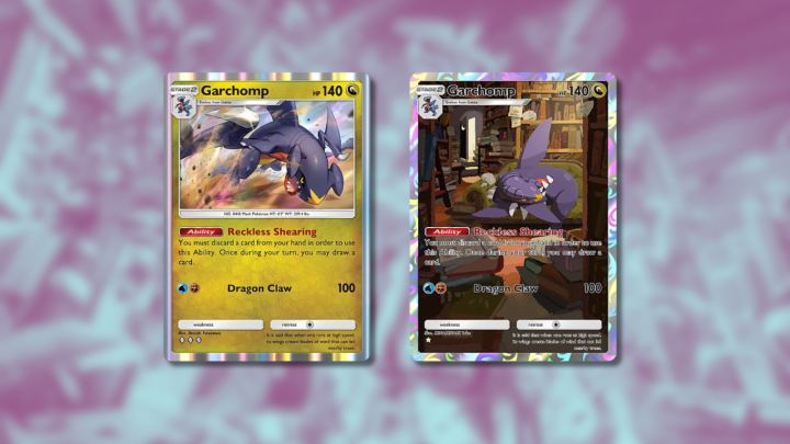 Cartes Garchomp en poche Pokemon TCG.
