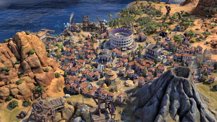 Une ville romaine dans la civilisation 7.