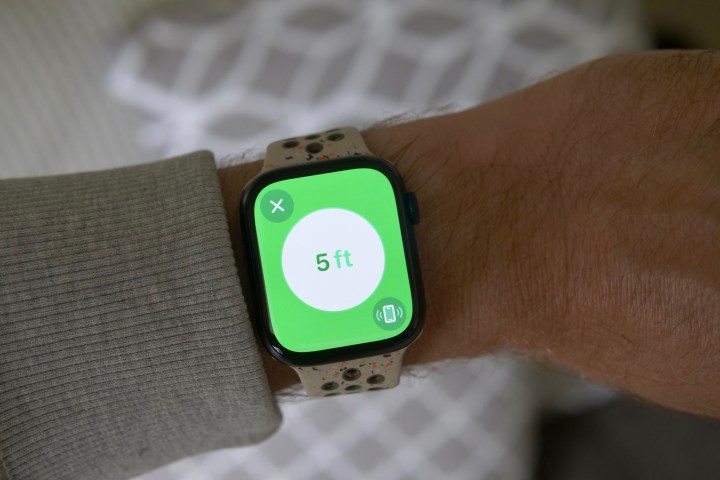 Fonction de suivi de précision sur la série Apple Watch 9.
