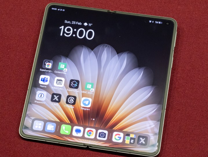 L'affichage principal de l'Oppo trouve N5