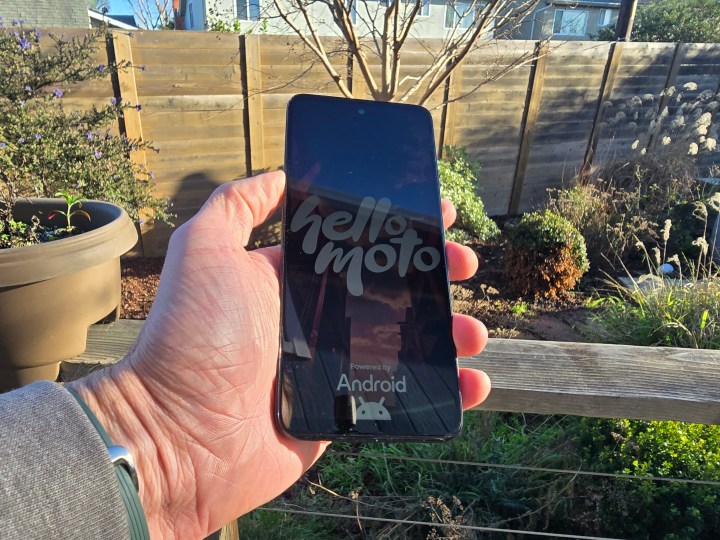 Moto G 2025 Visibilité en plein air