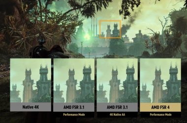 AMD FSR 4 utilise l'IA pour offrir jusqu'à 3,7x performances de jeu