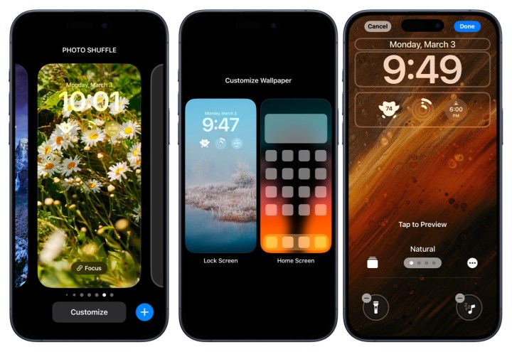 Étapes pour ajouter un raccourci Apple Music à un écran de verrouillage iPhone.