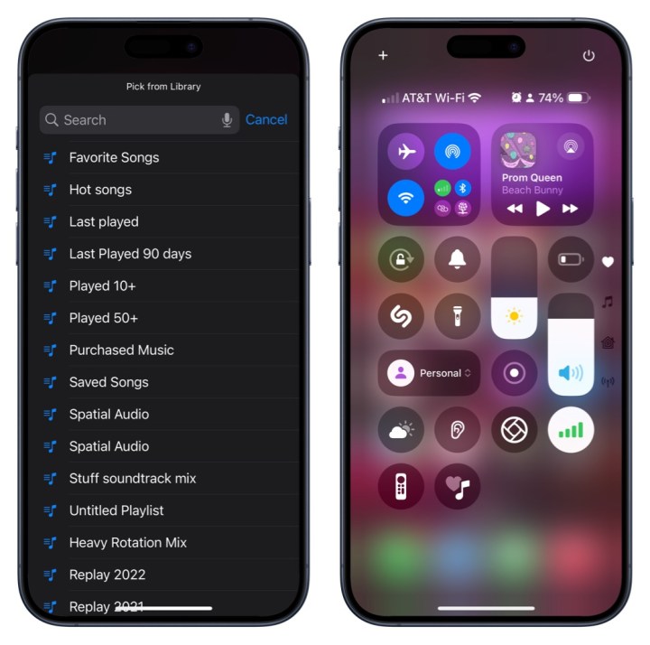 Étapes pour ajouter des raccourcis pour contrôler Center for Apple Music Playlists.