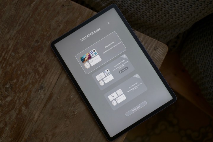 L'écran de la tablette TCL NXTPaper 11 Plus.