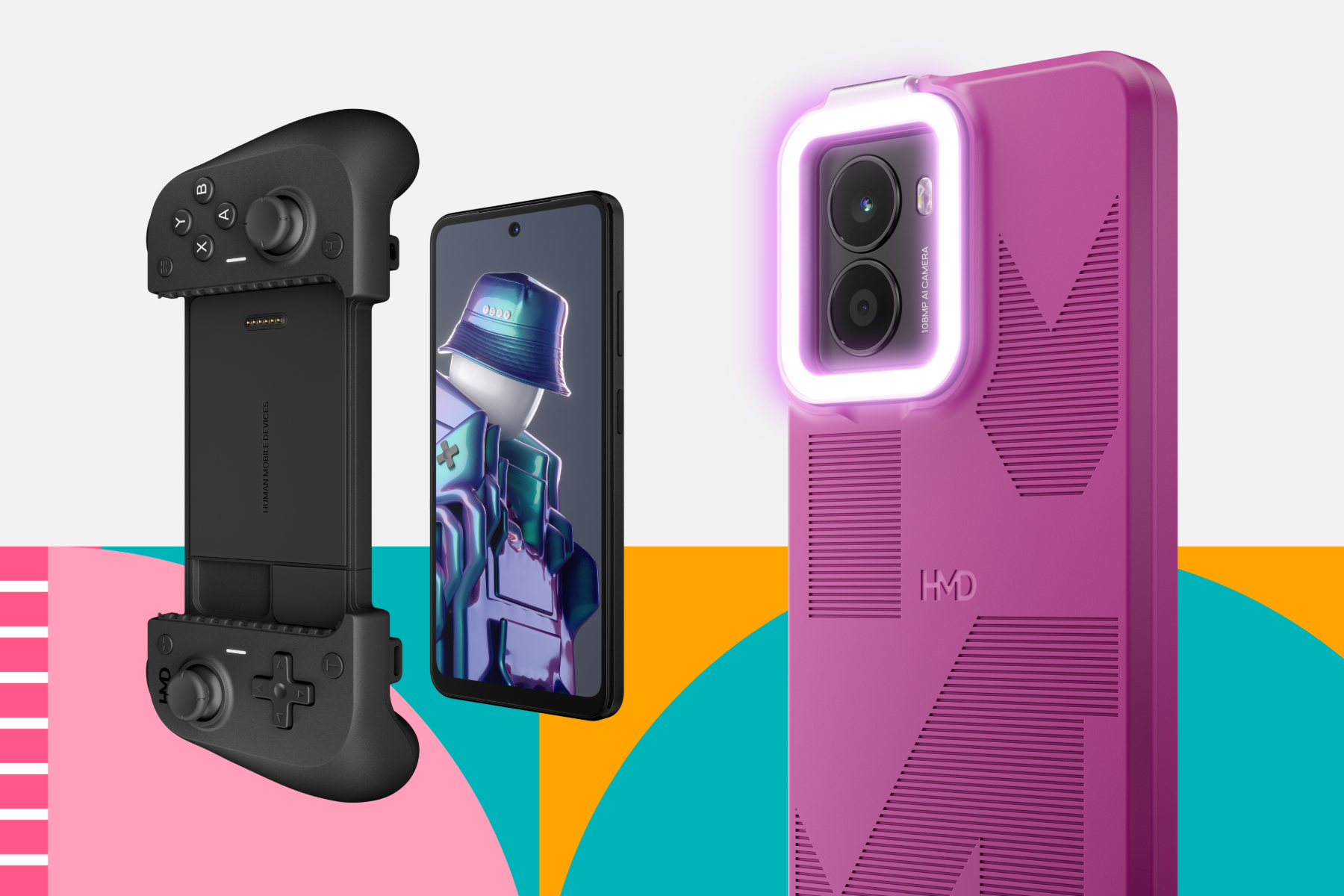 Tenues pour la fusion HMD X1.
