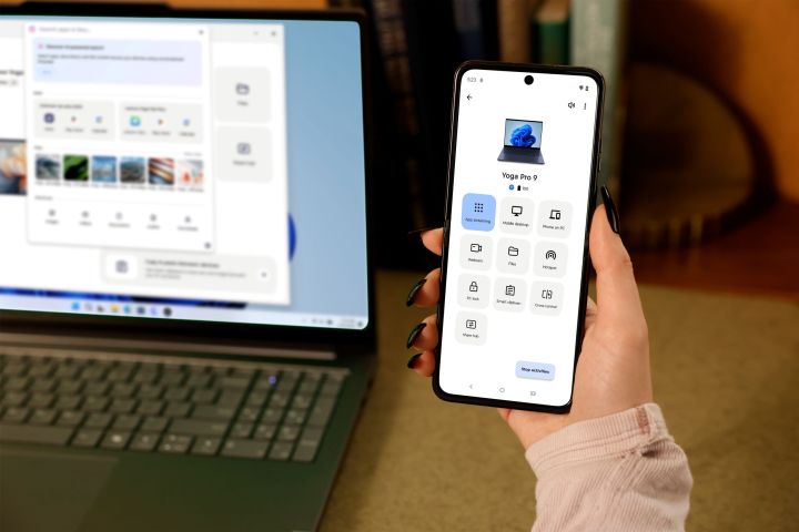 Un smartphone exécutant Smart Connect 2.0