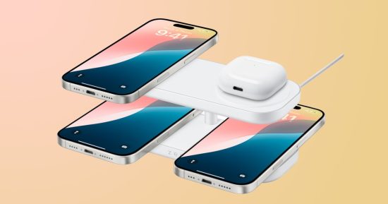 Apple vend maintenant un support de chargement aérien à deux étages, mais il y a une prise