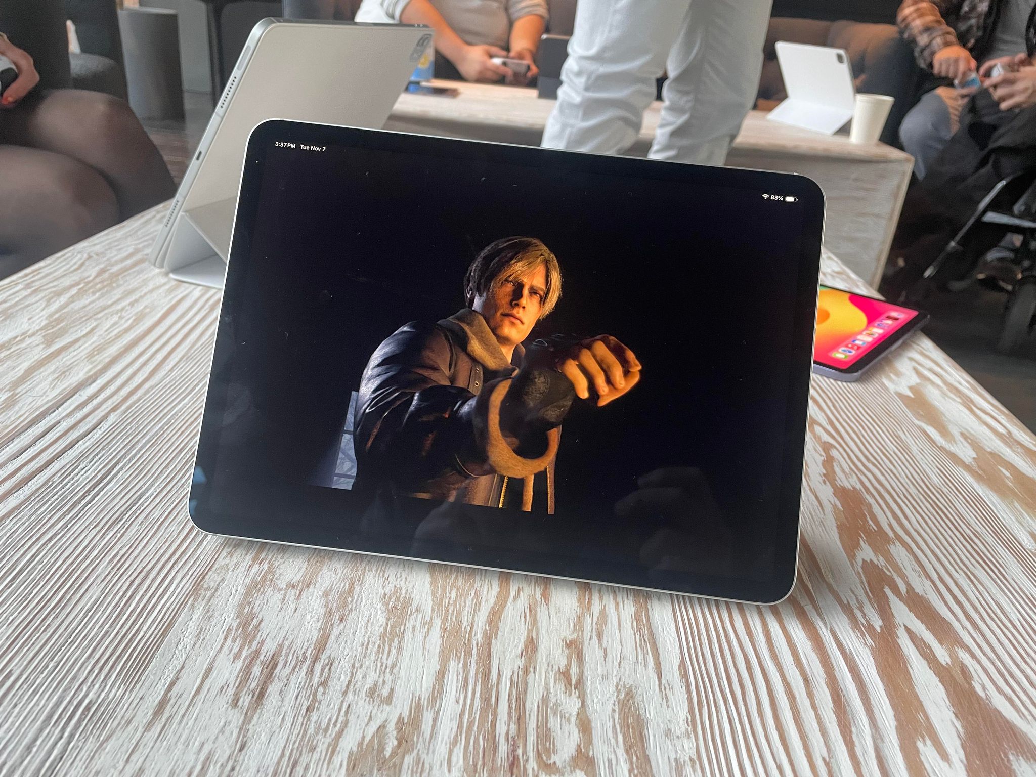 Jouer au résident du mal sur l'iPad Pro