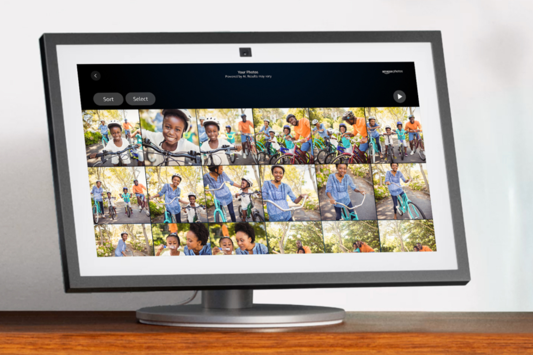 Galerie de contrôle en utilisant Alexa + Assistant.