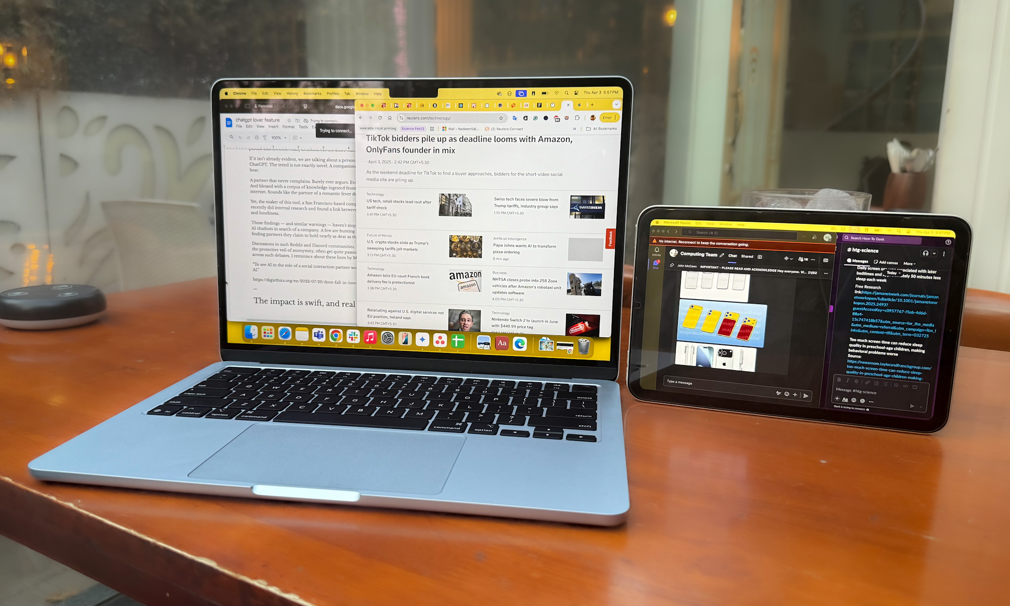 L'utilisation d'un iPad pour servir d'écran supplémentaire pour votre MacBook est possible.