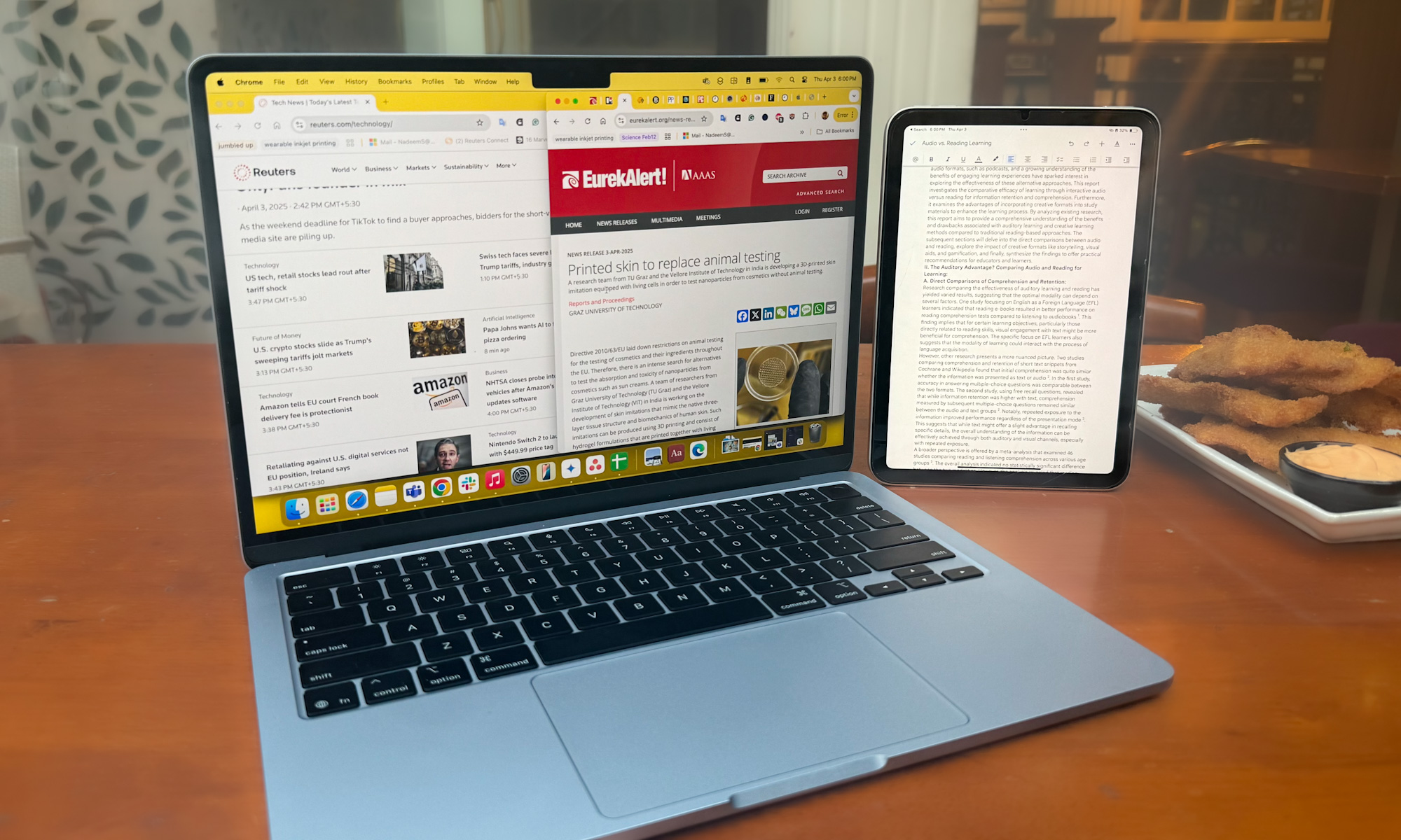 Les utilisateurs de MacBook peuvent tirer parti des fonctionnalités iPad pour créer une configuration à double écran.