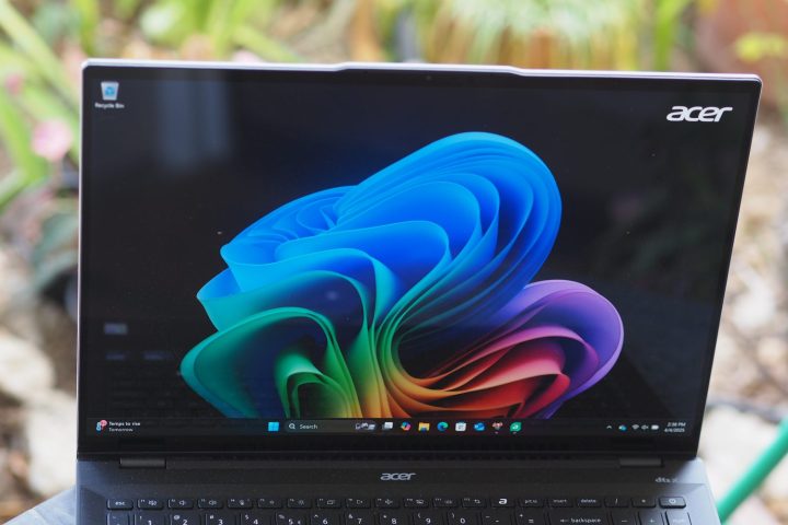 Acer Swift Ai 16 View Front Affichage Affichage.