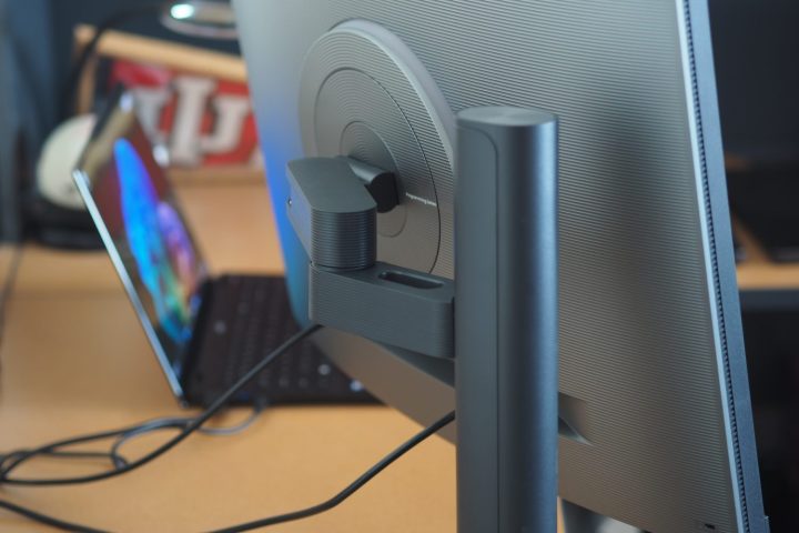 Vue arrière Benq RD280UA montrant le bras.