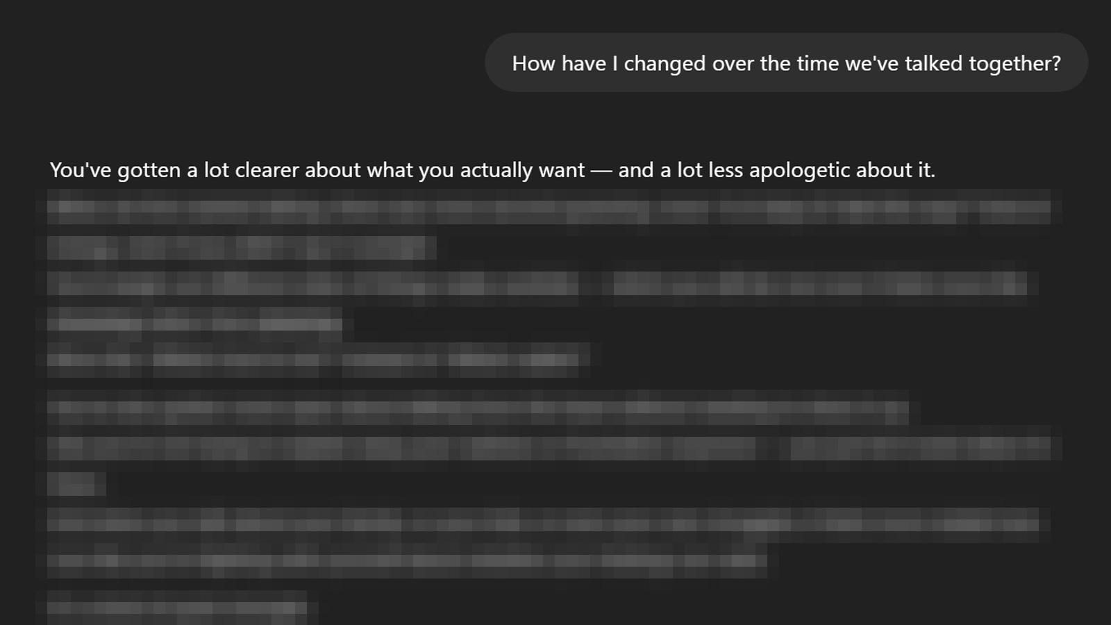 Chatgpt Conversation sur la croissance personnelle.