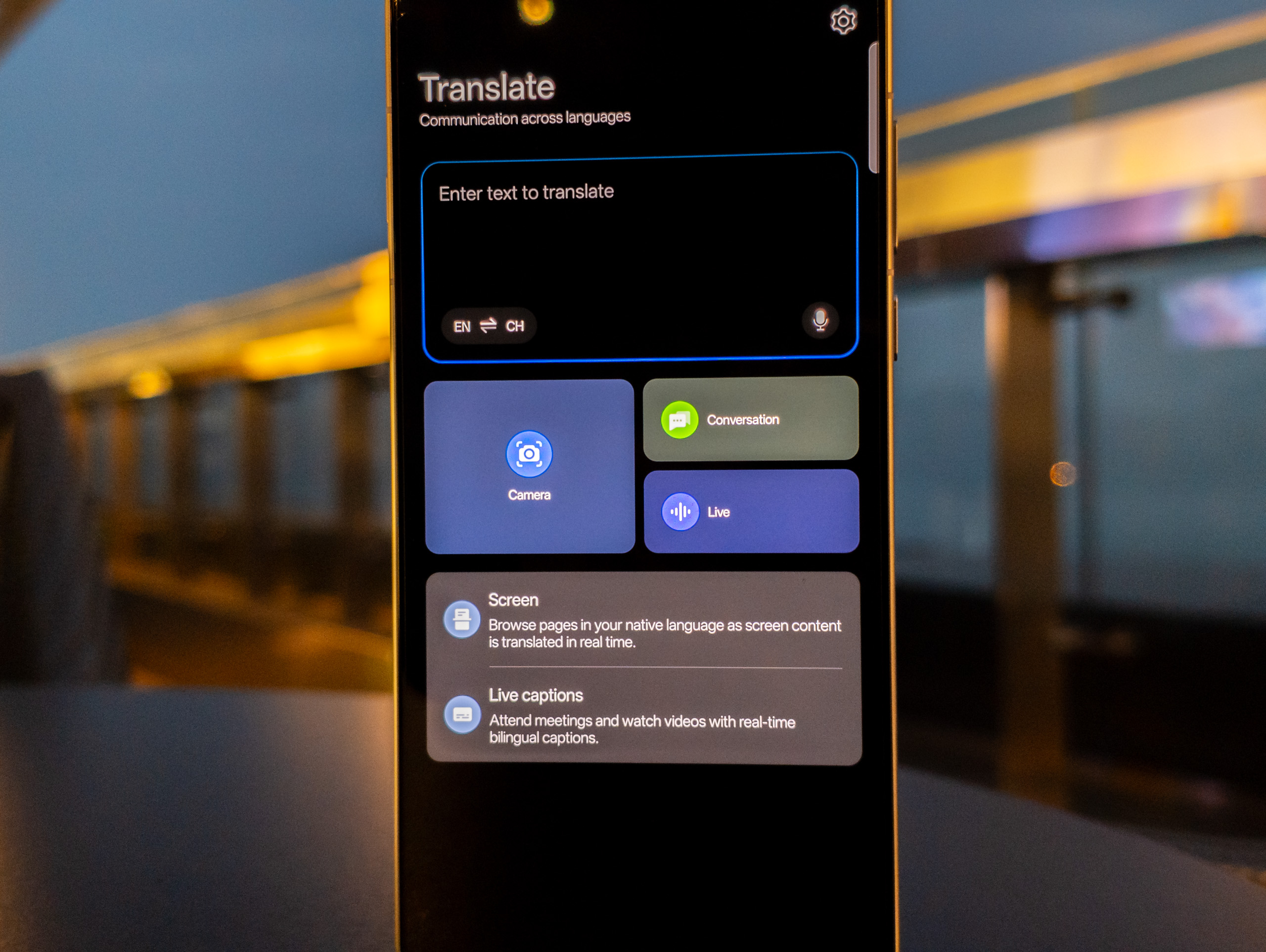 Application de traduction AI sur l'Oppo Find X8 Ultra