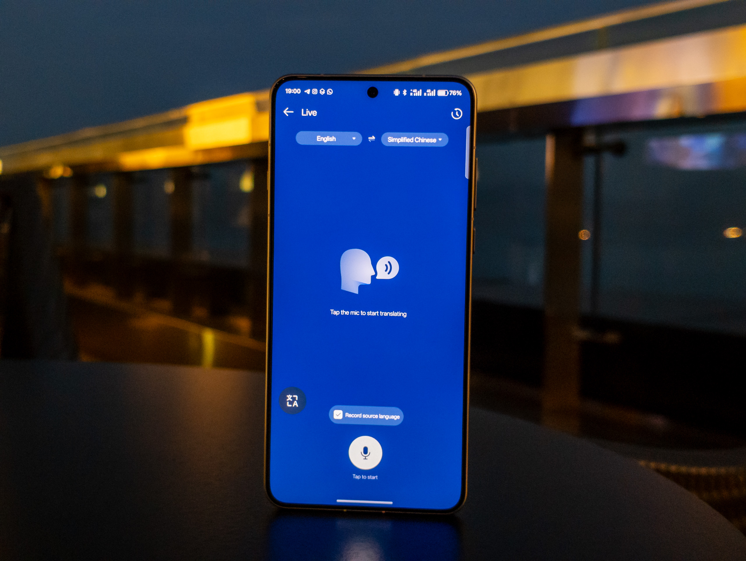 Application de traduction AI sur l'Oppo Find X8 Ultra