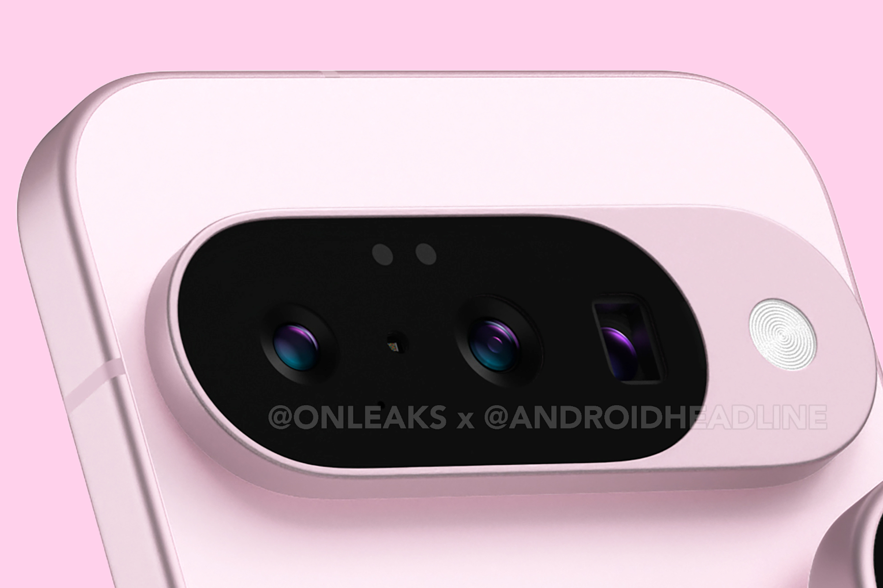Rendu divulgué de Google Pixel 10.