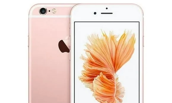 iPhone 6s en or rose.