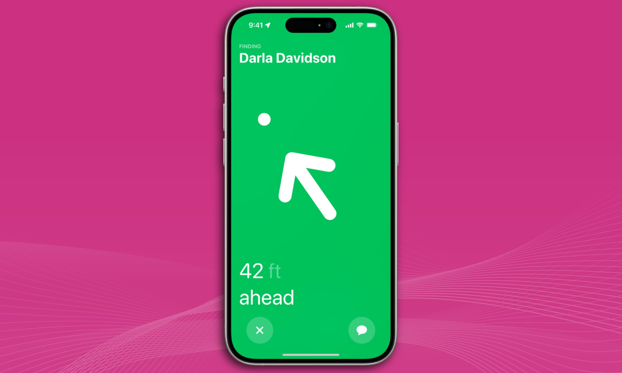 Déclaration de précision dans Apple Find My Network.