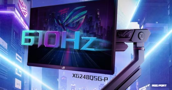 Ce moniteur record peut frapper 610hz, pas vraiment