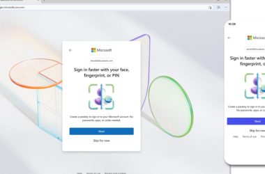 Les comptes Microsoft vous poussent à abandonner les mots de passe et utiliseront une clé passante