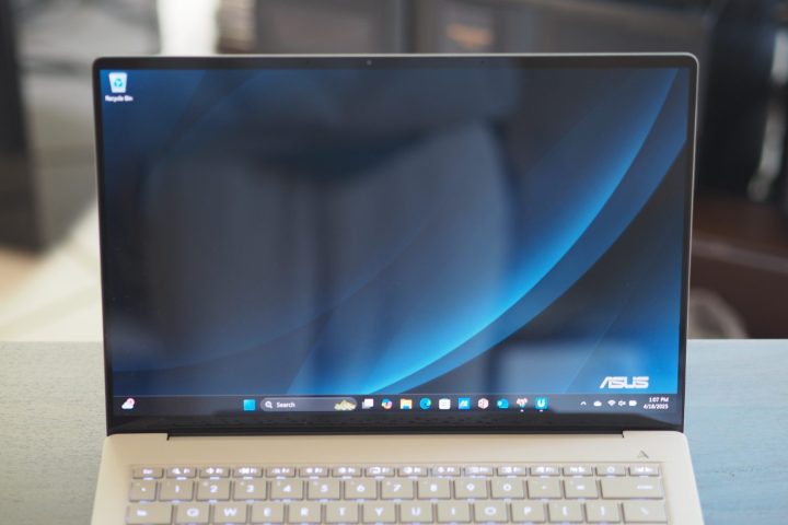 ASUS ZENBOOK A14 View Front Affichage Affichage.