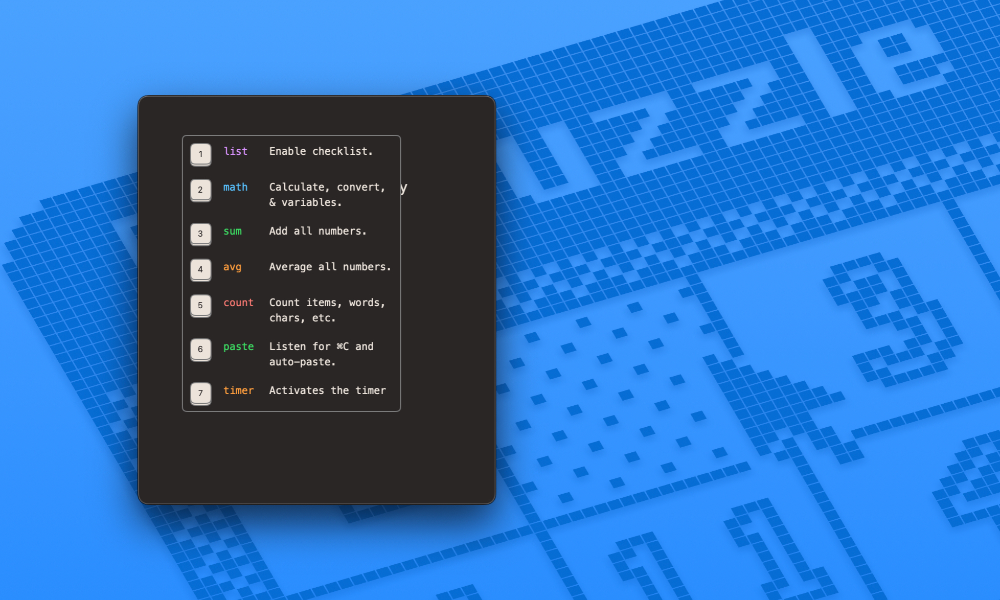 Invoquer l'opérateur dans l'application Antinote pour MacOS.
