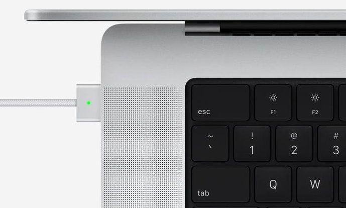 Le nouveau MacBook Pro 2021 ramène la charge de Magsafe.
