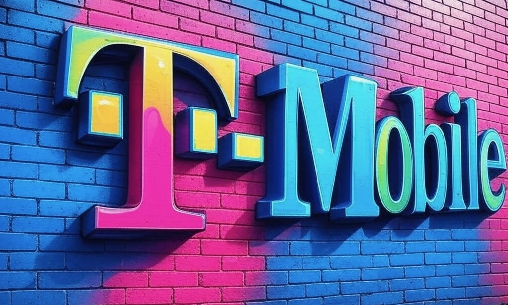 LOGO T-MOBILE EN GRAFFITI.