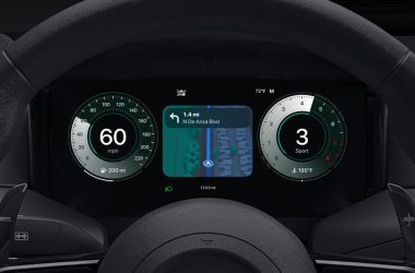 Apple Carplay Ultra a l'air magnifique dans les débuts Aston Martin Supercar
