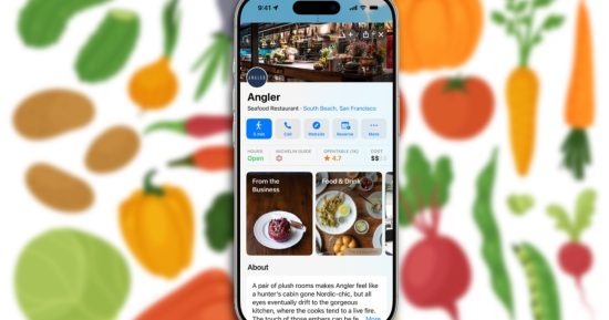 Apple Maps vous aidera désormais à dîner au meilleur avec un côté du golf