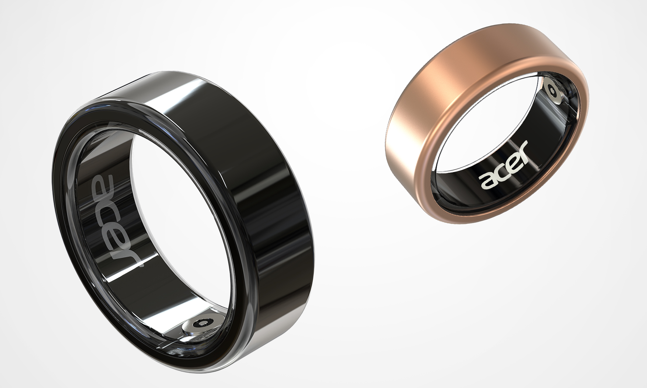 Acer FreeSense Smart Ring en deux couleurs.