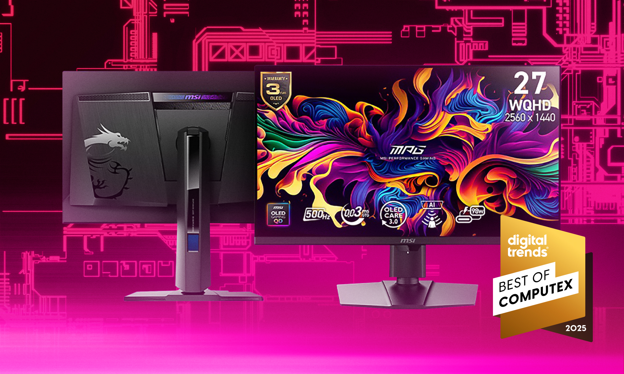 Best of Computex 2025 MSI MPG 271QR QD-OLED X50