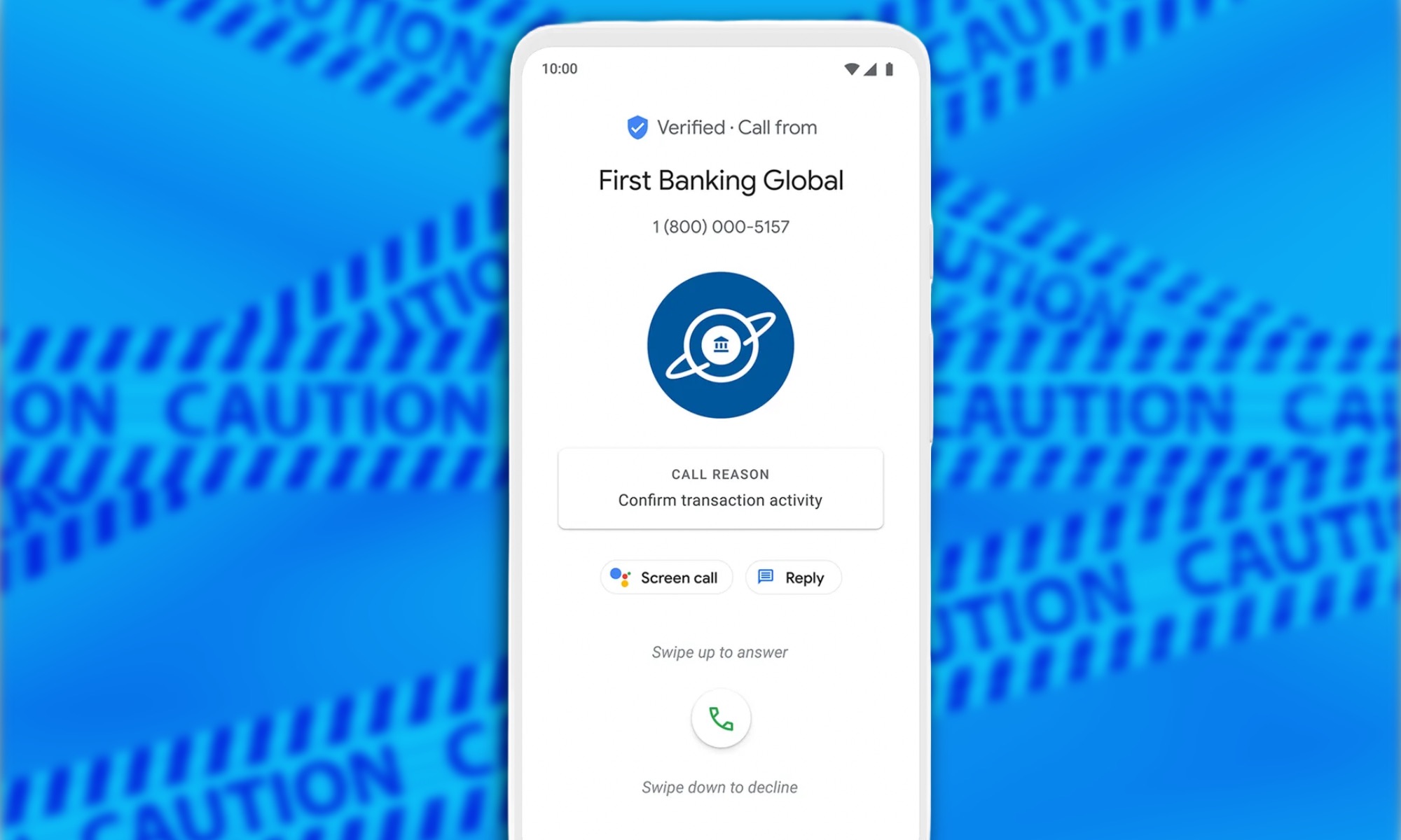 Appels vérifiés sur un téléphone Android.