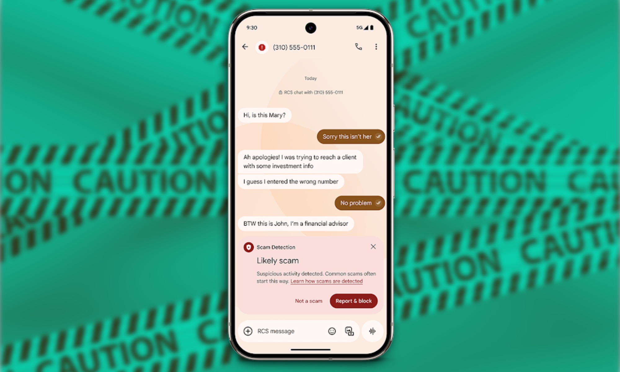 Alertes d'escroquerie et détection dans les applications téléphoniques et messages de Google