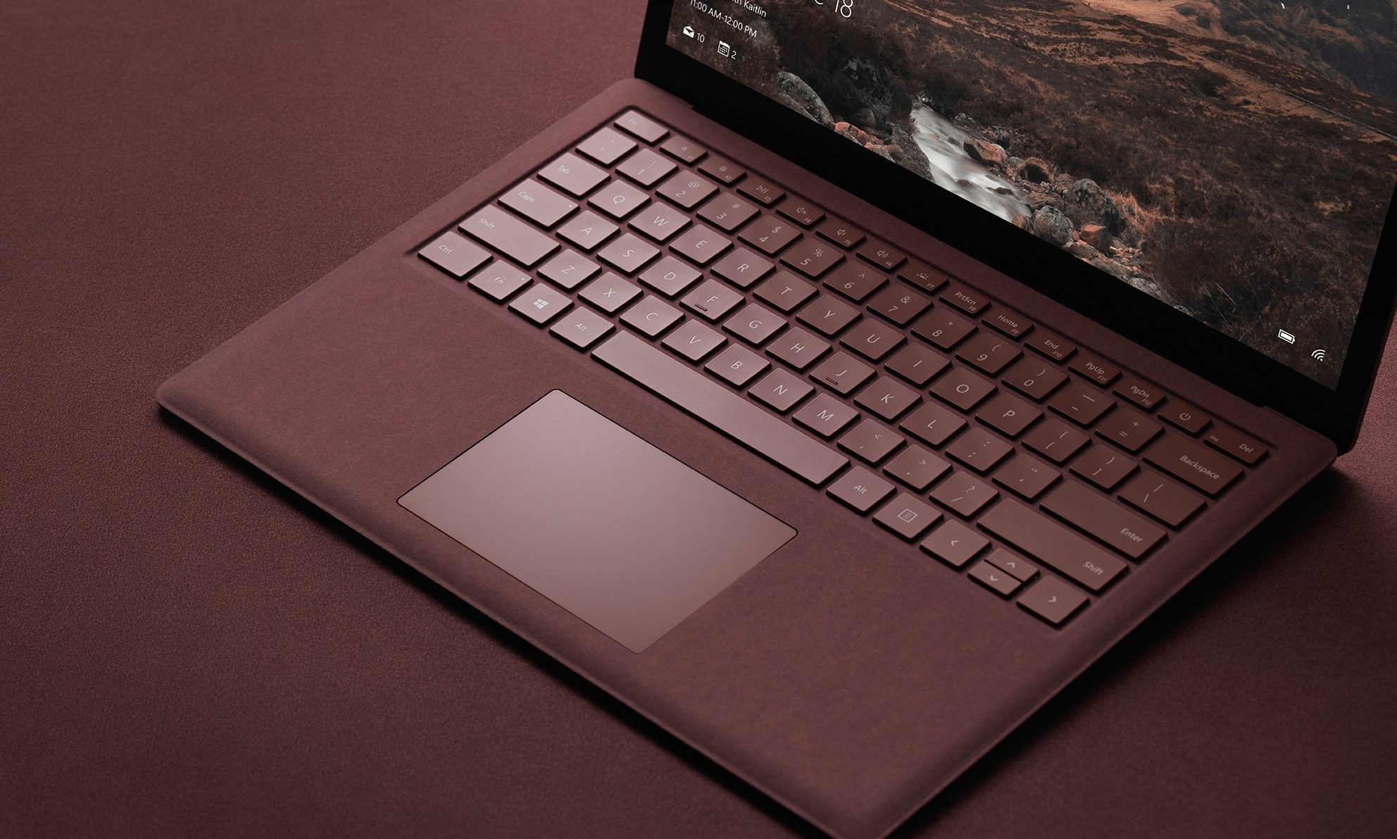 Photo stock de surface ordinateur portable
