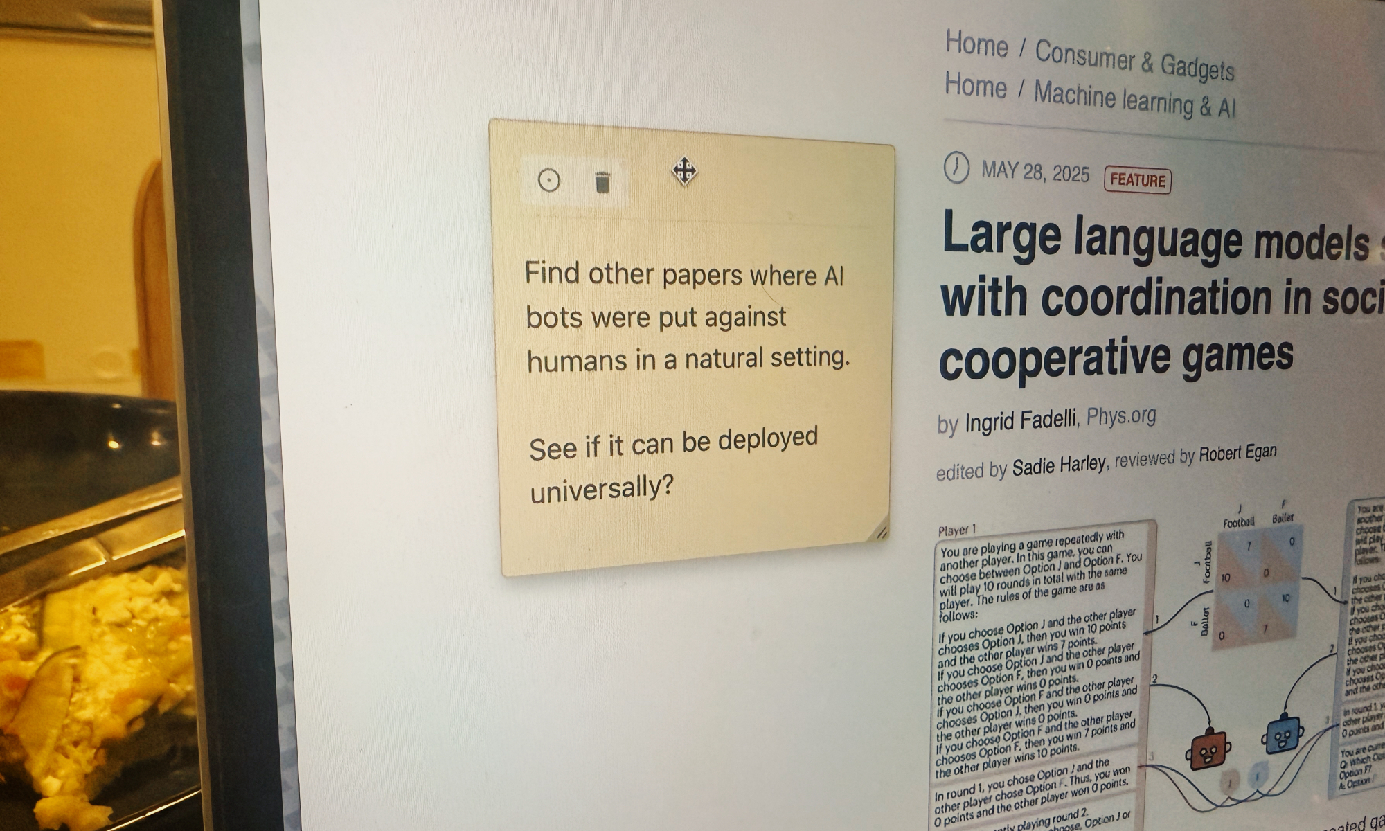 Exécuter les notes stables pour l'application Safari sur un MacBook Air.