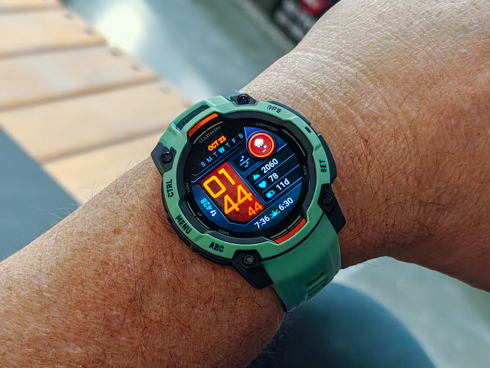 Garmin Instinct 3 Écran d'accueil