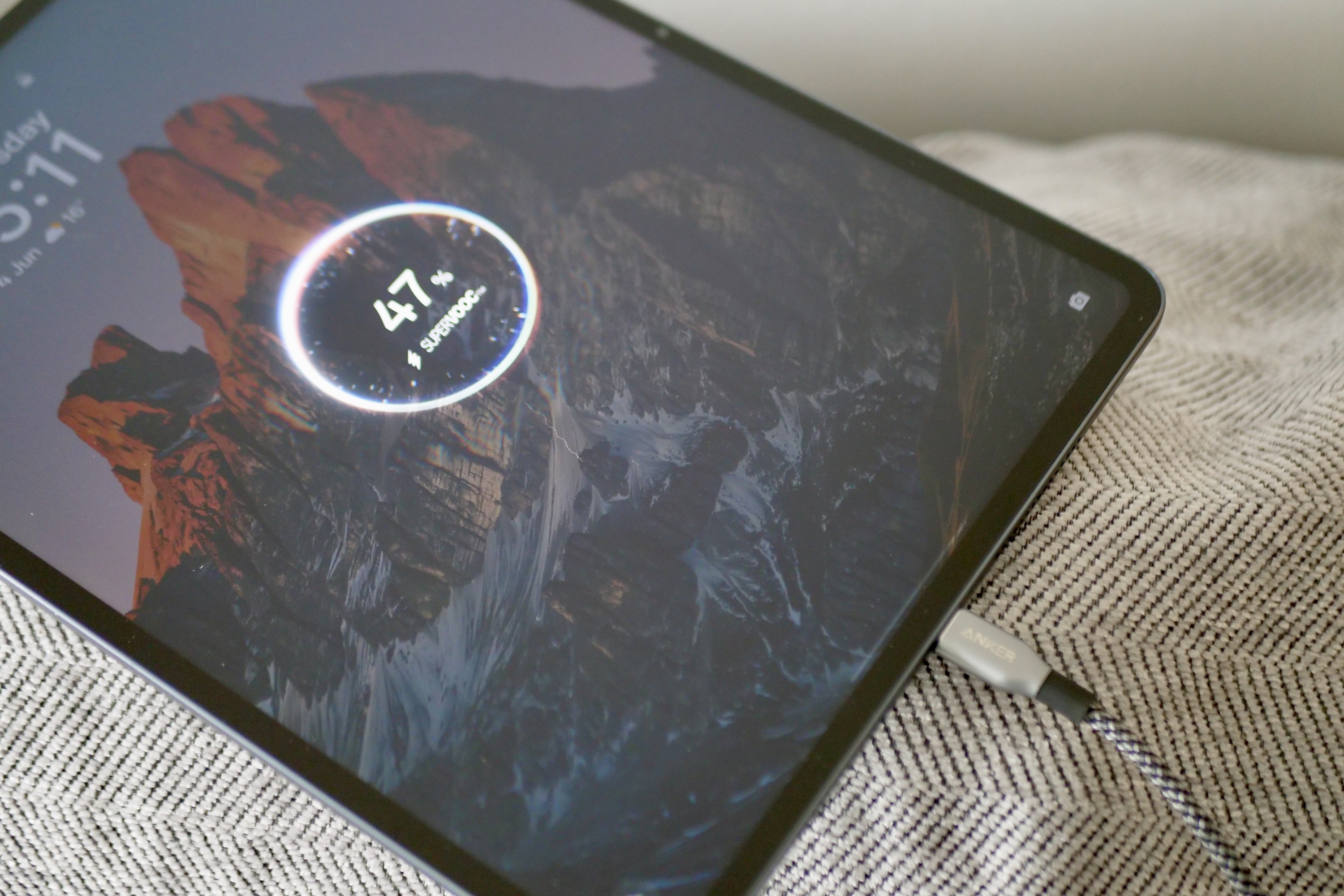Le pad OnePlus 3 en charge.