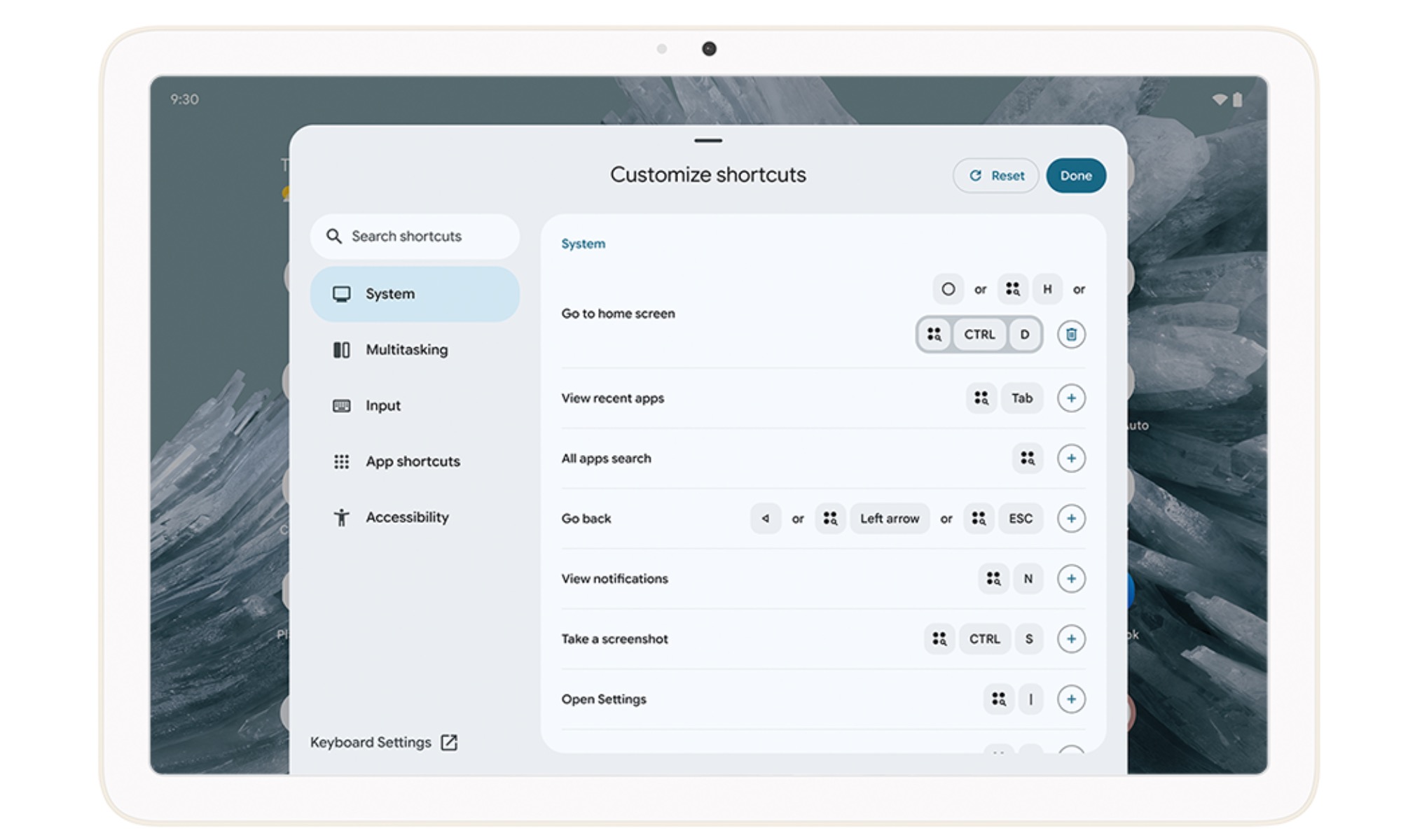 Expérience en tablette dans Android 16