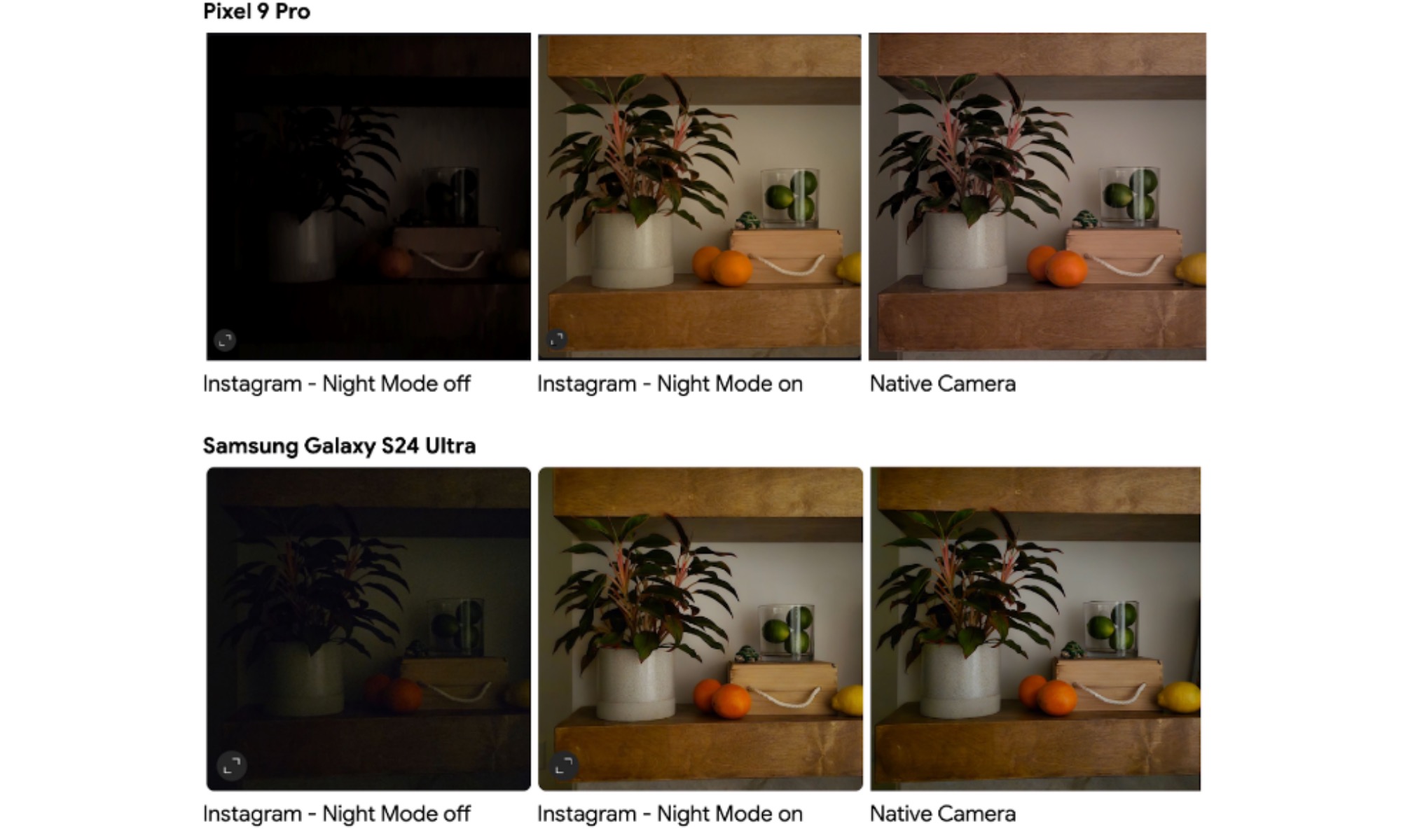 Mode Android 16 nuits.